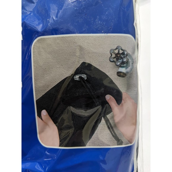 Frost King FC3 Faucet Protector Insulated Cover Slip-On 7-3/4" X 9" Black - Picture 4 of 6